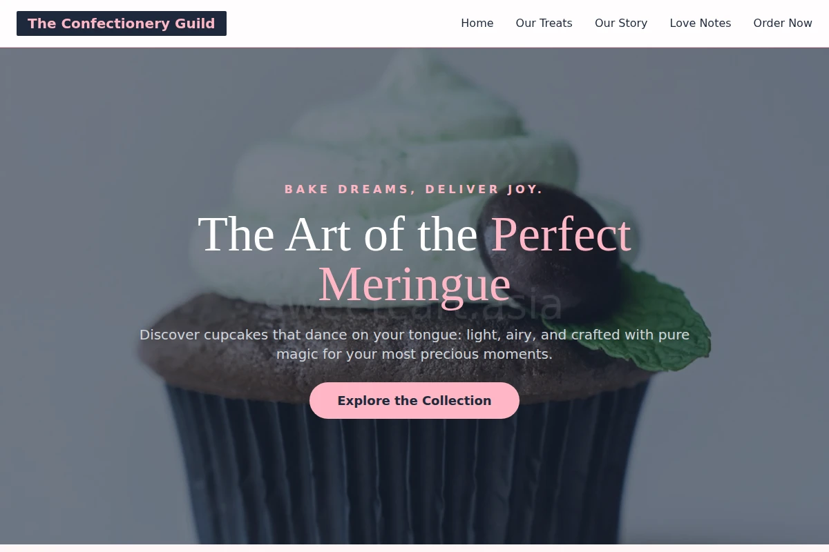 Meringue Cupcake