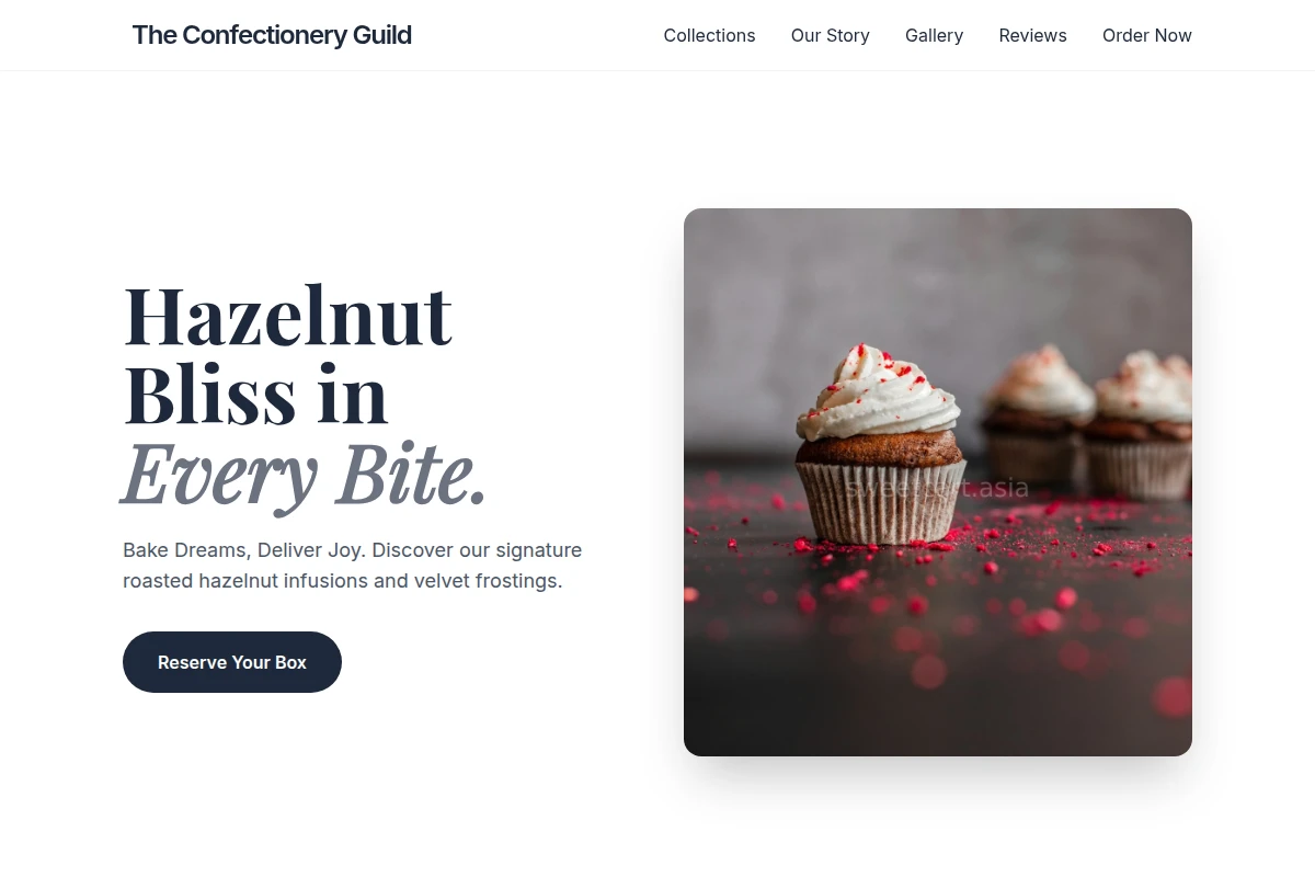 Hazelnut Cupcake