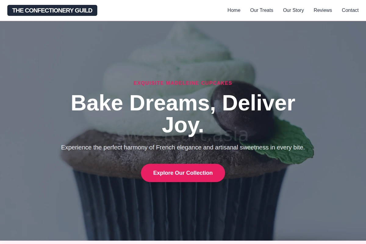 Madeleine Cupcake