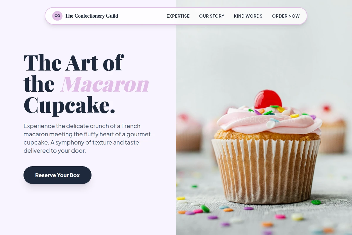 Macaron Cupcake