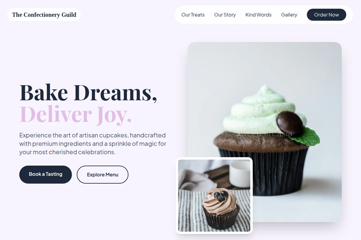 Glaze Cupcake