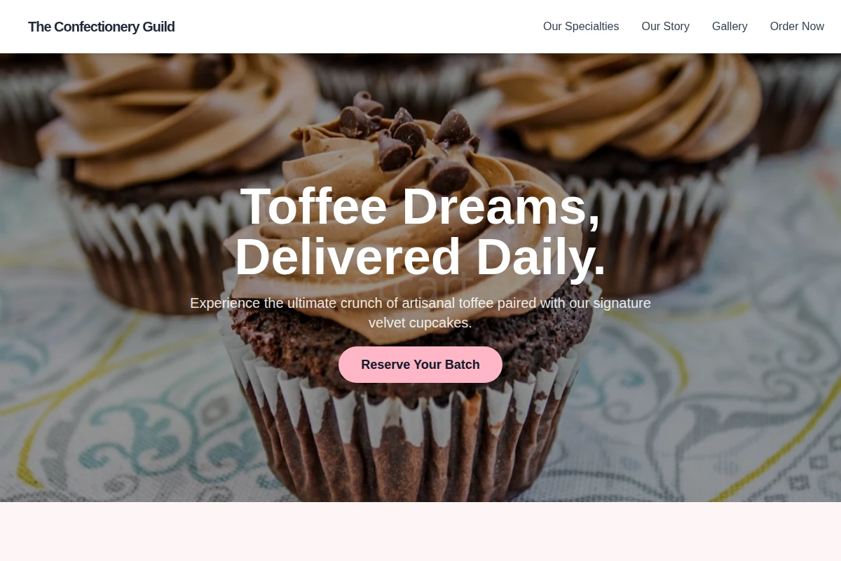 Toffee Cupcake
